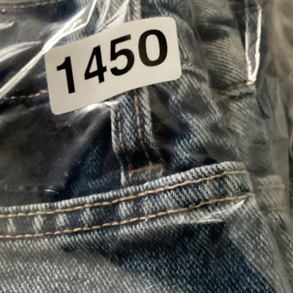 Flying Monkey Ultra High Rise Straight Blue Ripped Jeans - Picture 11 of 11